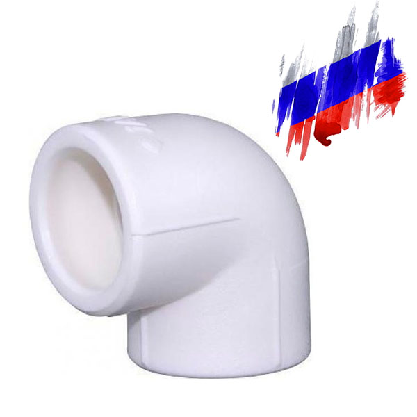 Угольник 90° PPR white